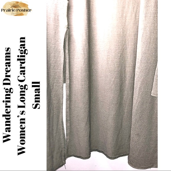 Wandering Dreams, Long Cardigan, Women’s Small, Sage, EUC, PrairieposherCA - Picture 3 of 3